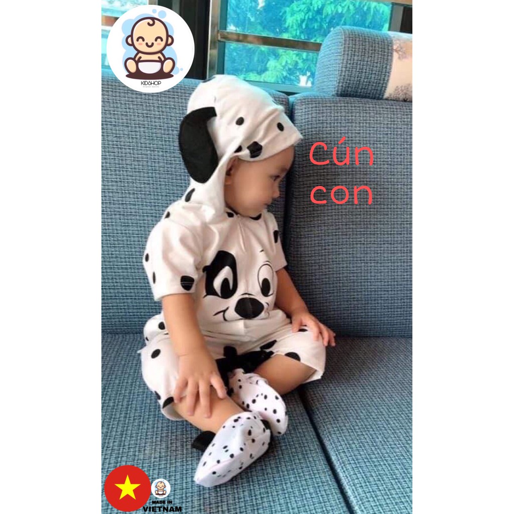 [HÀNG CAO CẤP] Bodysuit cho Bé - Bodymulien - Body hình thú cute - KIDSHOP (MADE IN VIETNAM)