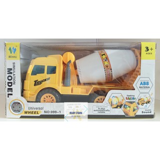 XE TRỘN BÊ-TÔNG BỒN XOAY TỰ CHẠY, CÓ ĐÈN VÀ NHẠC SÔI ĐỘNG (Dùng pin)