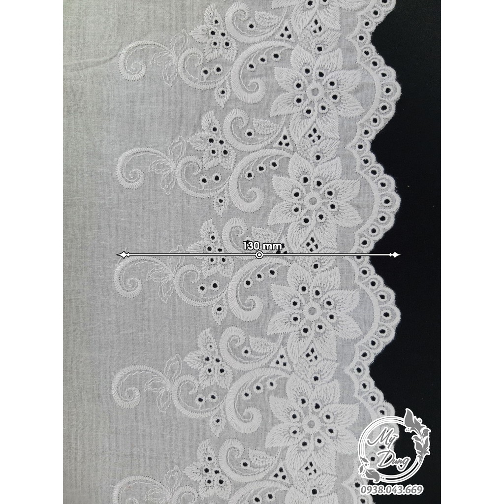 Vải may tay áo, chân váy, Hijab - TiCi (Dây dài 13,5 mét) - MS 180005