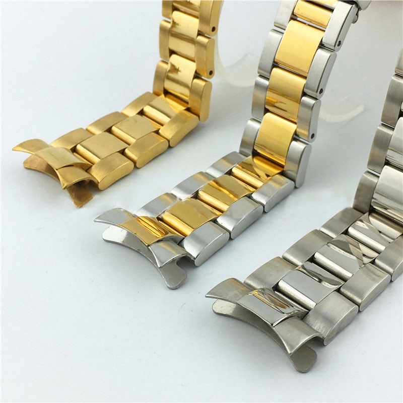 Dây Đeo Đồng Hồ Bằng Thép Không Gỉ 20mm Thời Trang Cho Rolex