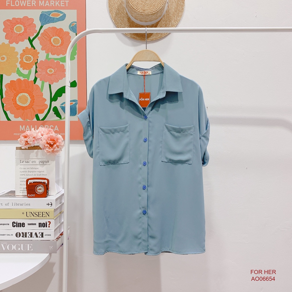 Áo FOR HER tay liền 2 túi AO0653 - AO0665