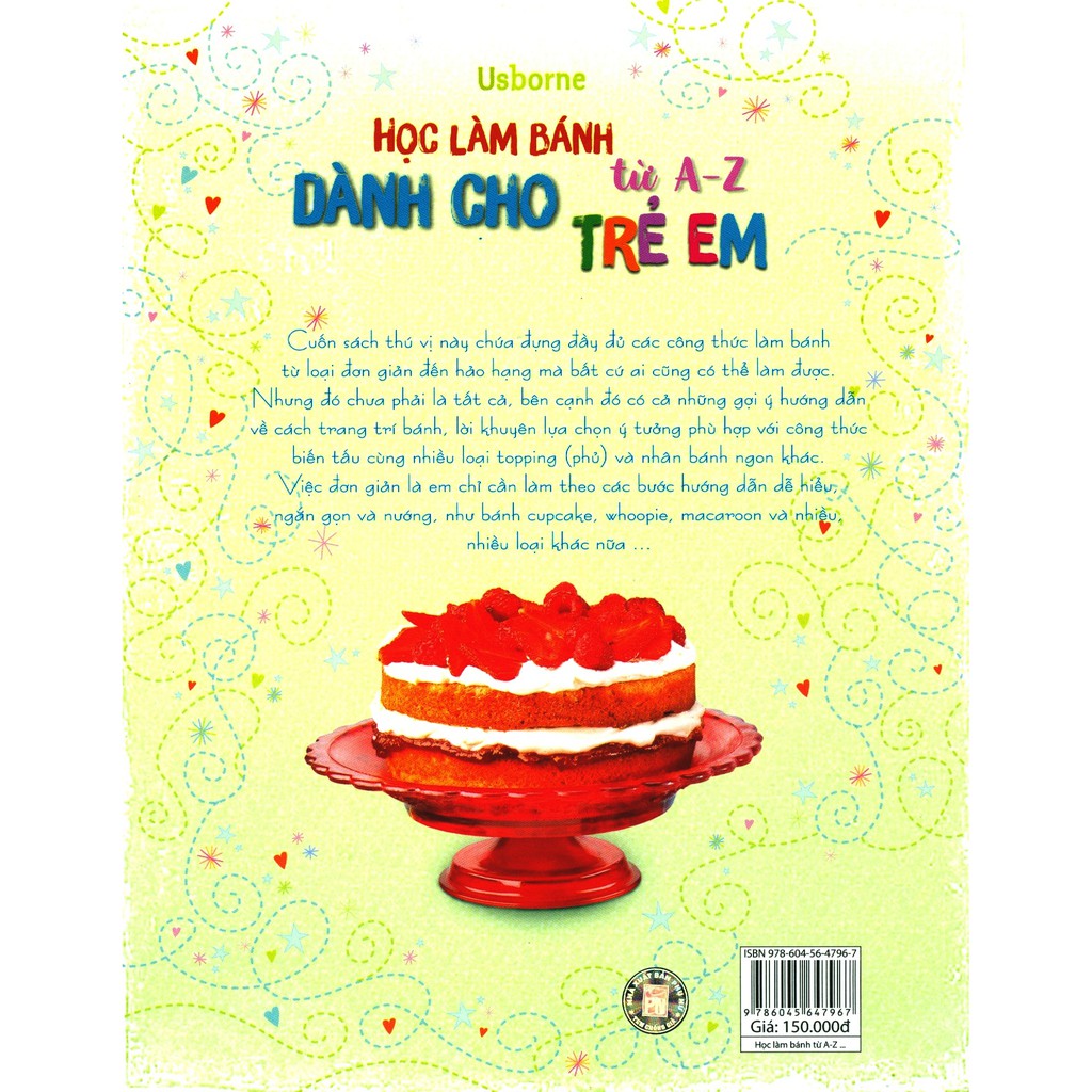 Sách-Học làm bánh từ A-Z dành cho trẻ em