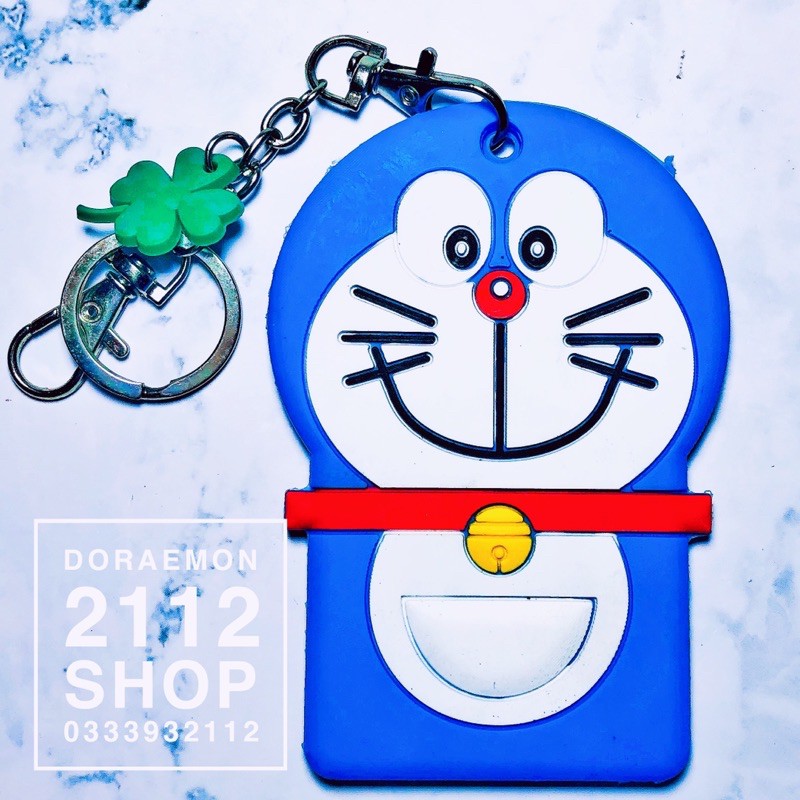 Móc khoá Doraemon có khe đựng thẻ