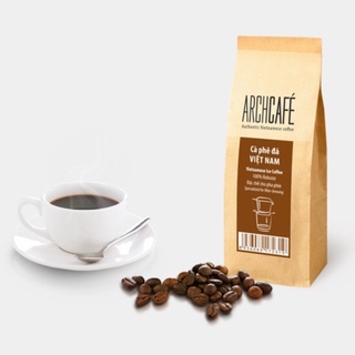 Cà phê đá Việt Nam (nhãn nâu) Archcafé - Rang xay (500g/túi)