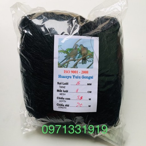 Lưới bẫy cu gáy 20x5