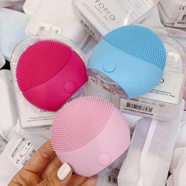 Máy Rửa Mặt Cầm Tay Forever Lina Mini - Bề Mặt Silicol Rửa Sach Massagate Da Mặt Hiệu Quả