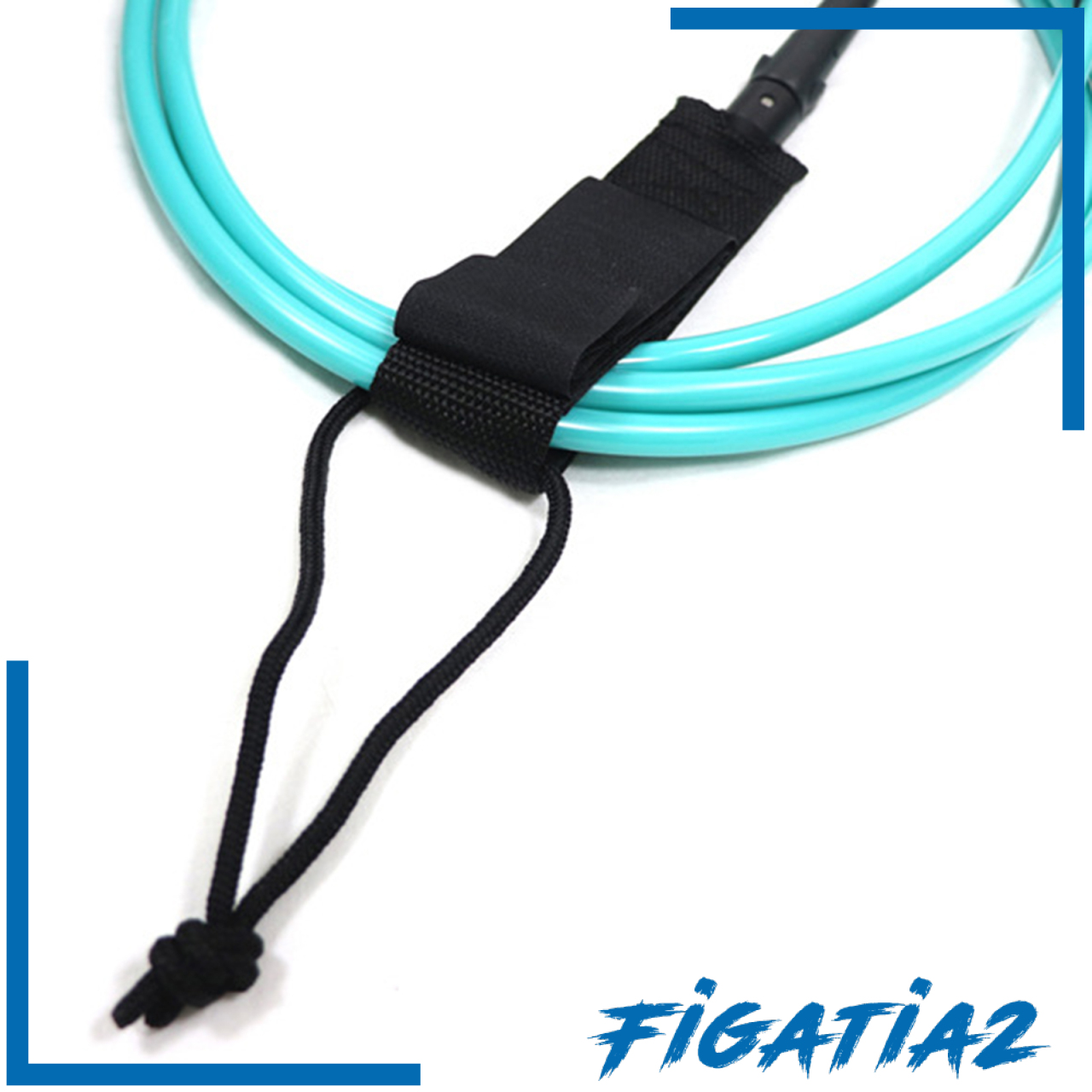 [FIGATIA2]10 Feet Surfing Ankle Leash Stand Up Board Leg Rope Leg Wrists Tether Cord