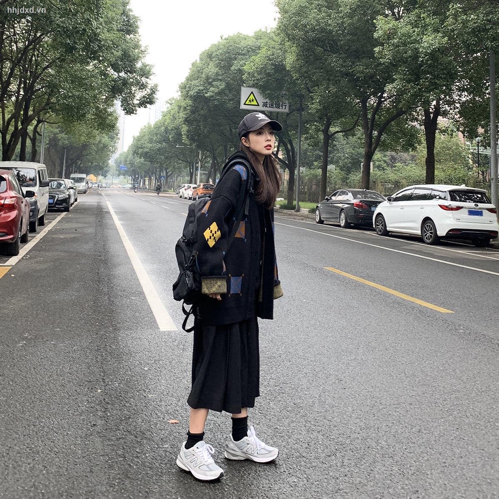 Áo khoác cardigan len dáng rộng thời trang xuân thu mới 2021 cho nữ | BigBuy360 - bigbuy360.vn