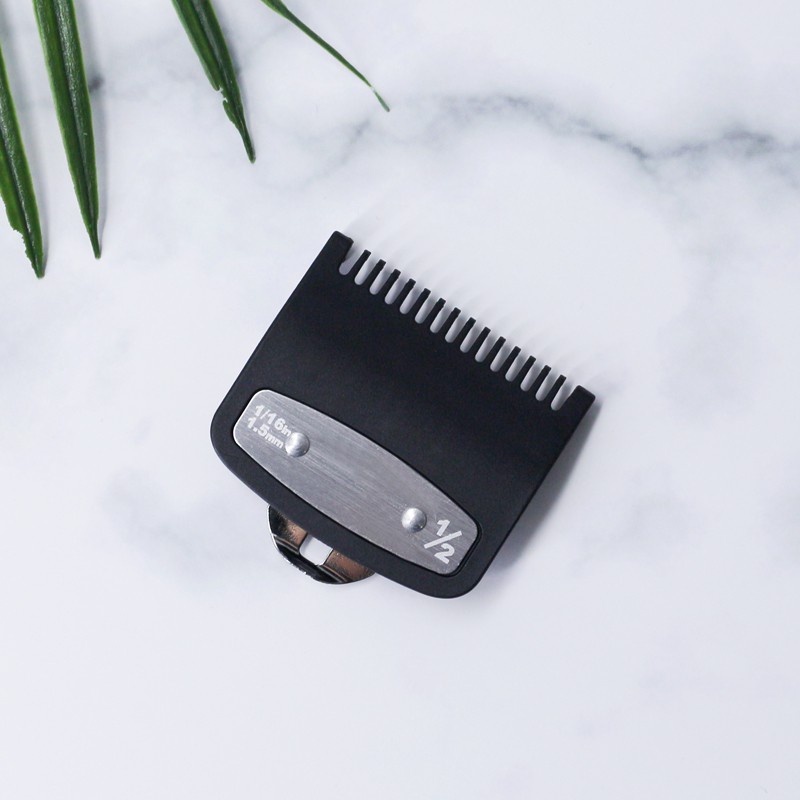 Ubeator Bộ Tông Đơ Cắt Tóc 8 Kích Thước Có Lược Màu Đen Tiện Dụng