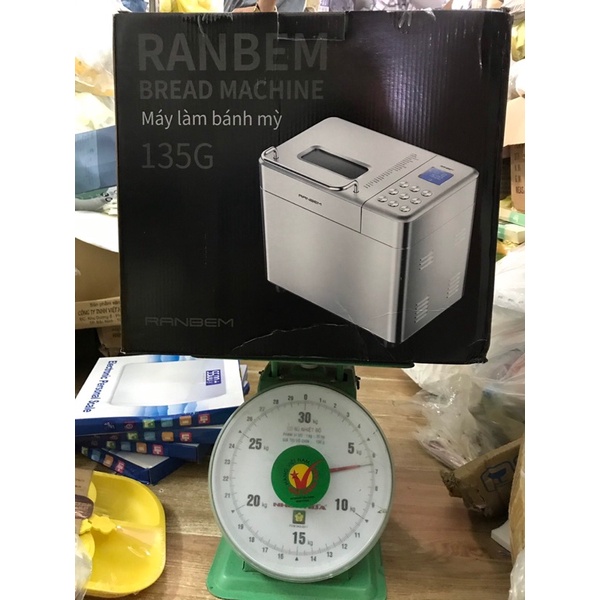 MÁY LÀM BÁNH MỲ RANBEM 135G Sách hướng dẫn bàn phím 100% tiếng việt