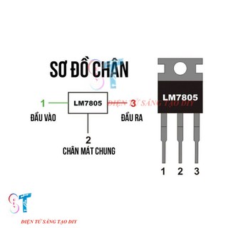 5 IC Ổn Áp L7805