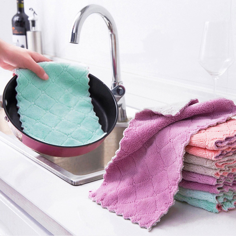 Khăn Vi Sợi Siêu Thấm Hút Vệ Sinh Đa Năng