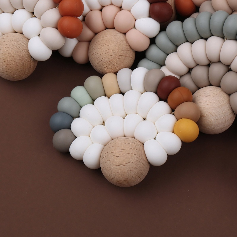 Đồ Chơi Ngậm Mọc Răng Bằng Silicone Cấp Thực Phẩm An Toàn Cho Bé