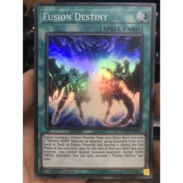 Thẻ bài Yugioh Fusion Destiny - Super Rare