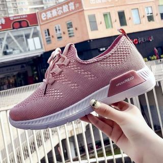 Giầy thể thao nữ 3 màu trắng đen và hồng