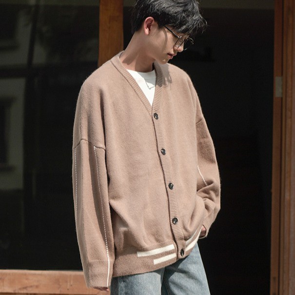Áo khoác cardigan thời trang Nhật Bản cho nam
