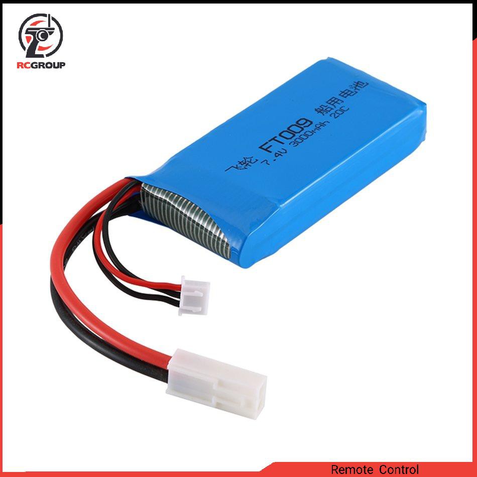 RC Pin Sạc Lipo-Battey 3000mah 7.4v 20c 2s 2p Ft009 Cho Đồ Chơi Điều Khiển Từ Xa