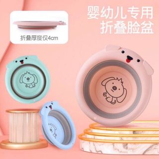 Chậu rửa mặt gấp gọn hình cún
