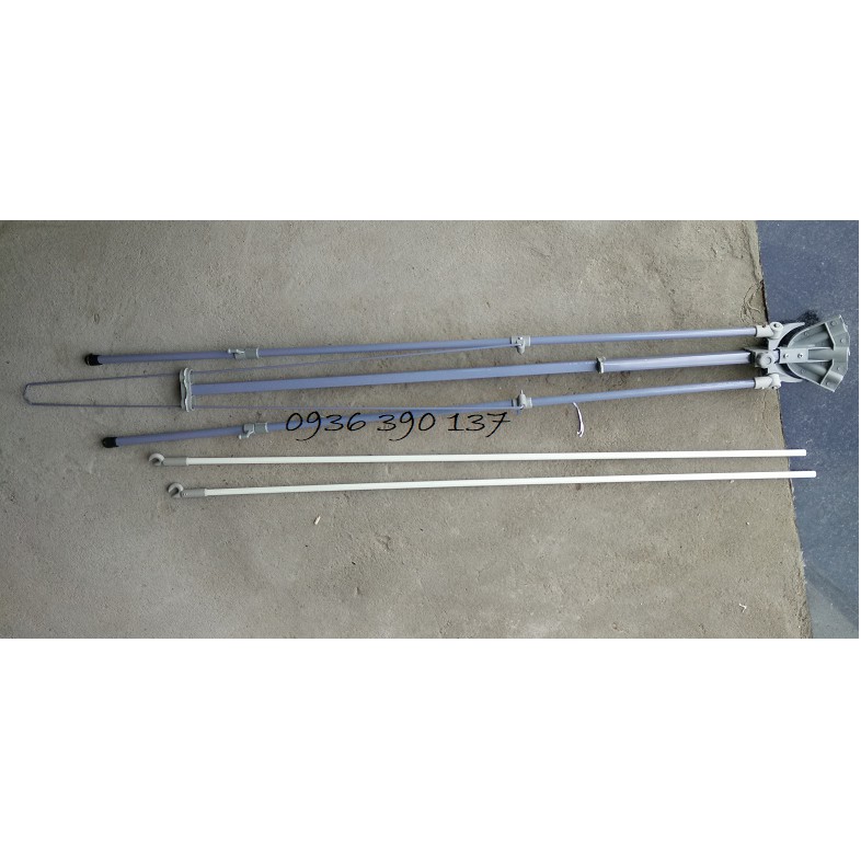 Standee giá chữ X điều chỉnh kích thước, standee X tăng đơ 60 x 160-80x180cm