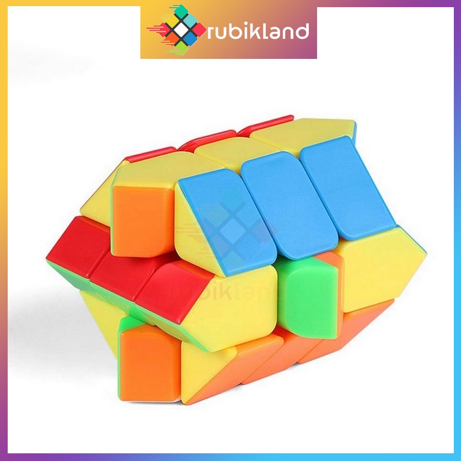 Rubik MoYu Fisher Cube Stickerless MeiLong Rubic Stickerless Biến Thể Không Viền Đồ Chơi Trí Tuệ
