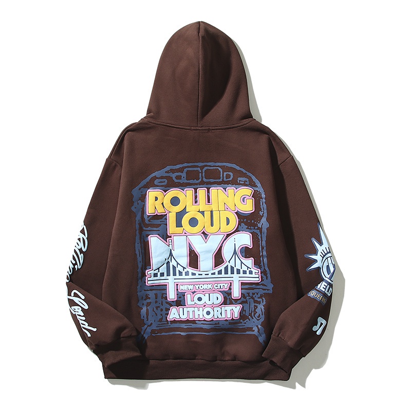 Hàng Bán Chạy Áo Hoodie Thể Thao Cotton Plus Size Tay Dài Thêu Hình Travis Scott Rolling Đơn Giản Cho Nam Và Nữ