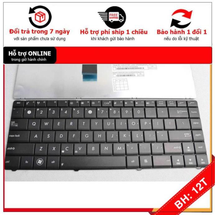 [BH12TH] 🎁 Bàn Phím Laptop Asus X44 X44C X44H X44L CAO CẤP