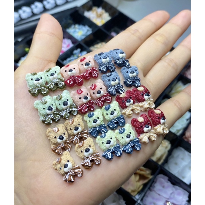 gấu bột nail kèm ảnh thật và video