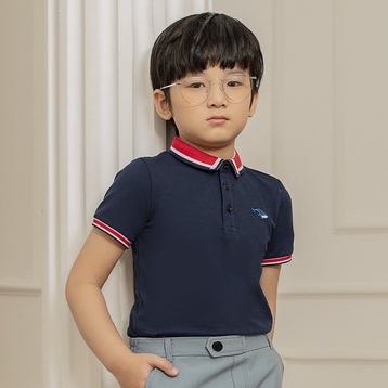 Áo polo unisex cho bé 137Kids cotton thoáng mát, thấm hút mồ hôi tốt