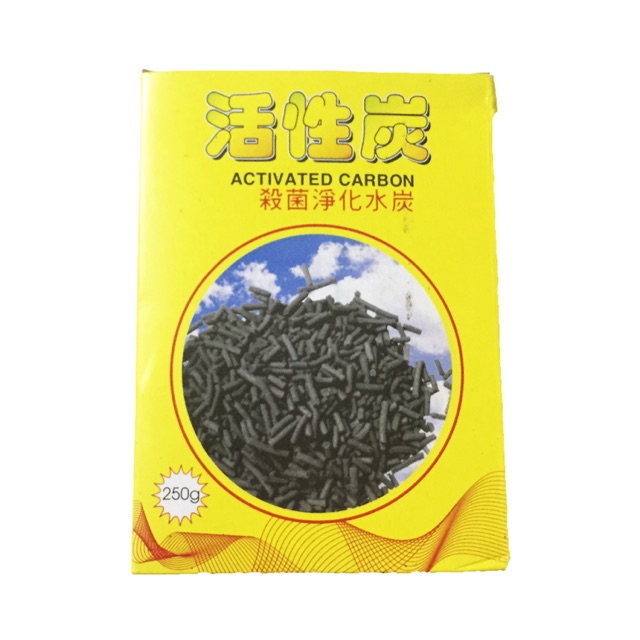 [ TP.HCM ] Than hoạt tính - Lọc nước hồ cá 250g [THAN HỘP VÀNG]