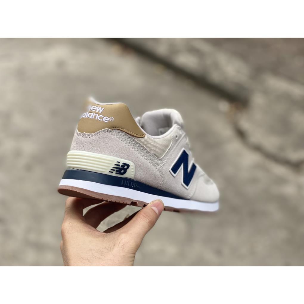 Giày NB 574 Classic Grey Blue- Xanh than Bản Cao cấp | BigBuy360 - bigbuy360.vn