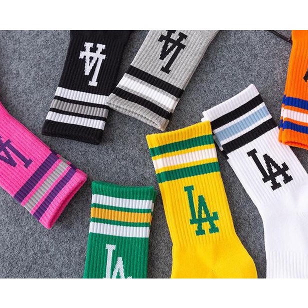 Vớ Tất LA cổ cao Nam Nữ đủ màu phong cách thể thao, đường phố, năng động.