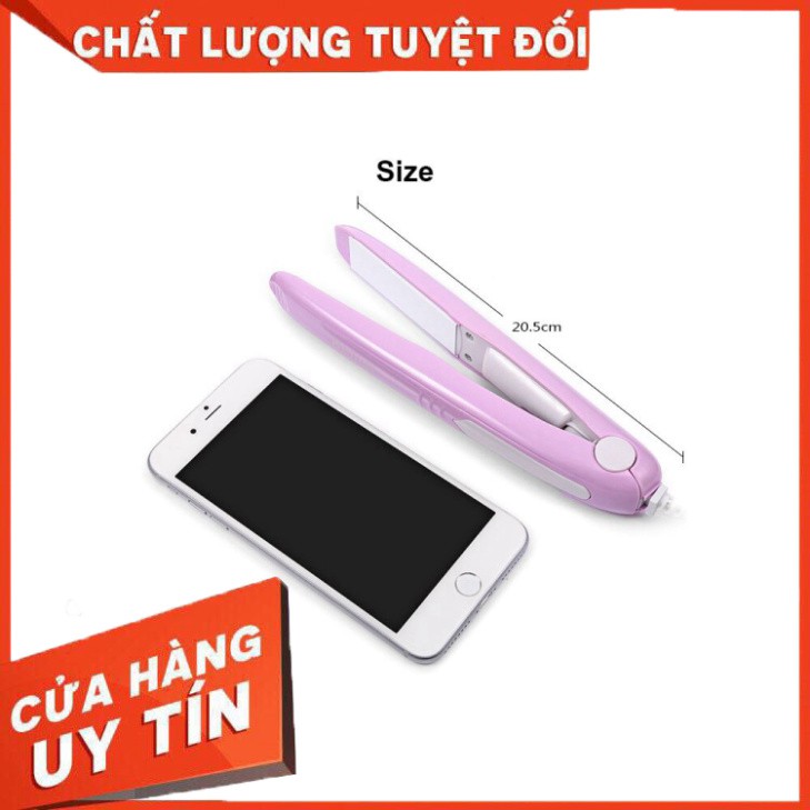 Máy Ép, Duỗi tóc mini 2 in 1 Kemei 331