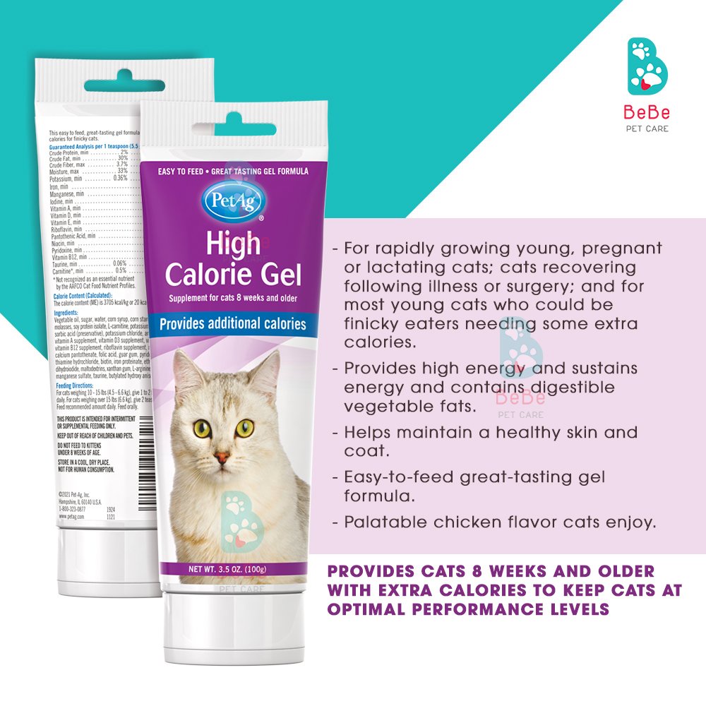 Gel Cung Cấp Dinh Dưỡng &amp; Hỗ Trợ Tiêu Búi Lông Cho Mèo PET AG 100gr - Nhập khẩu Mỹ