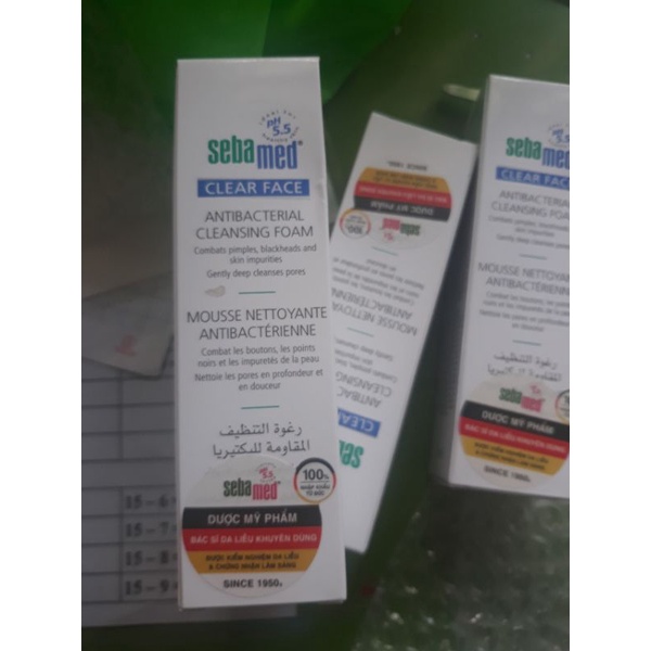 sữa rửa mặt dạng bọt SebaMed thanh lý