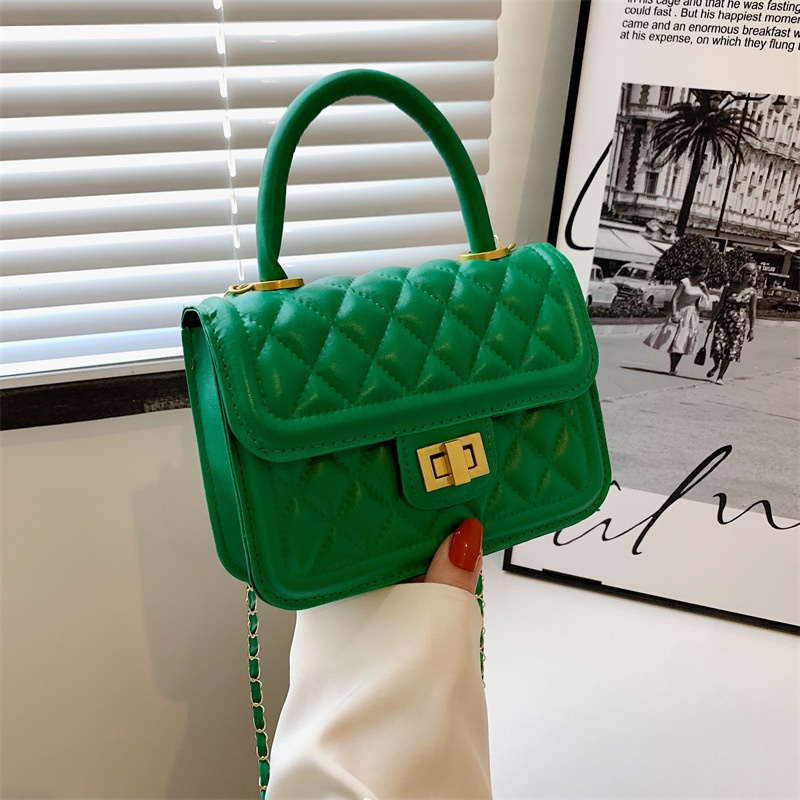 Túi Đeo Vai Hình Vuông Cỡ Nhỏ Thiết Kế Khóa Đơn Giản Thời Trang Xuân Hè Phong Cách retro 2022 Cho Nữ