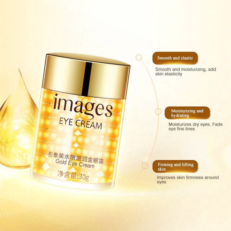 Kem Dưỡng Mắt Images Chiết Xuất Vàng Collagen Dạng Gel Giữ Ẩm Chống Bọng Mắt/Nếp Nhăn Xóa Quầng Thâm 30ml