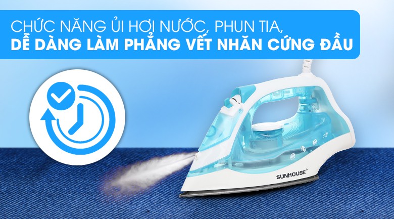 Bàn ủi hơi nước Sunhouse SHD2065-trung bay