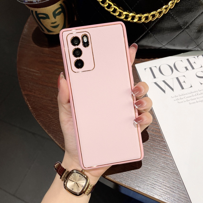 Ốp Điện Thoại Da Chống Sốc / Dấu Vân Tay Thời Trang Cho Samsung A32 A52 A72 NOTE10 20 PLUS ULTRA