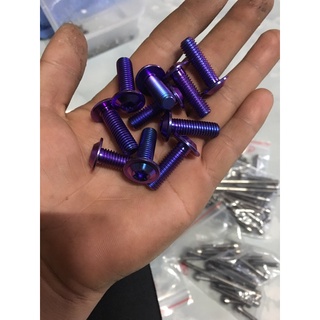 Ốc titan gr5 xịn ốc đĩa 8li25 gắn mọi dòng xe có phanh đĩa