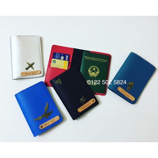 Passport cover - ví hộ chiếu khắc tên