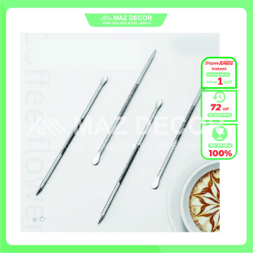 SALE GIÁ SỈ TẠI XƯỞNG Bút vẽ latte art capuchino inox 304 đẹp cao cấp sáng bóng giá rẻ