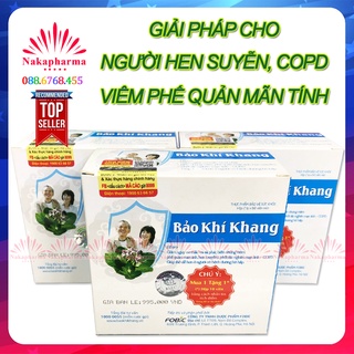 Bảo Khí Khang 120v - Tặng hộp 10v | Giảm ho, viêm họng, khó thở, ngừa viêm phế quản, hen suyễn, viêm đường hô hấp