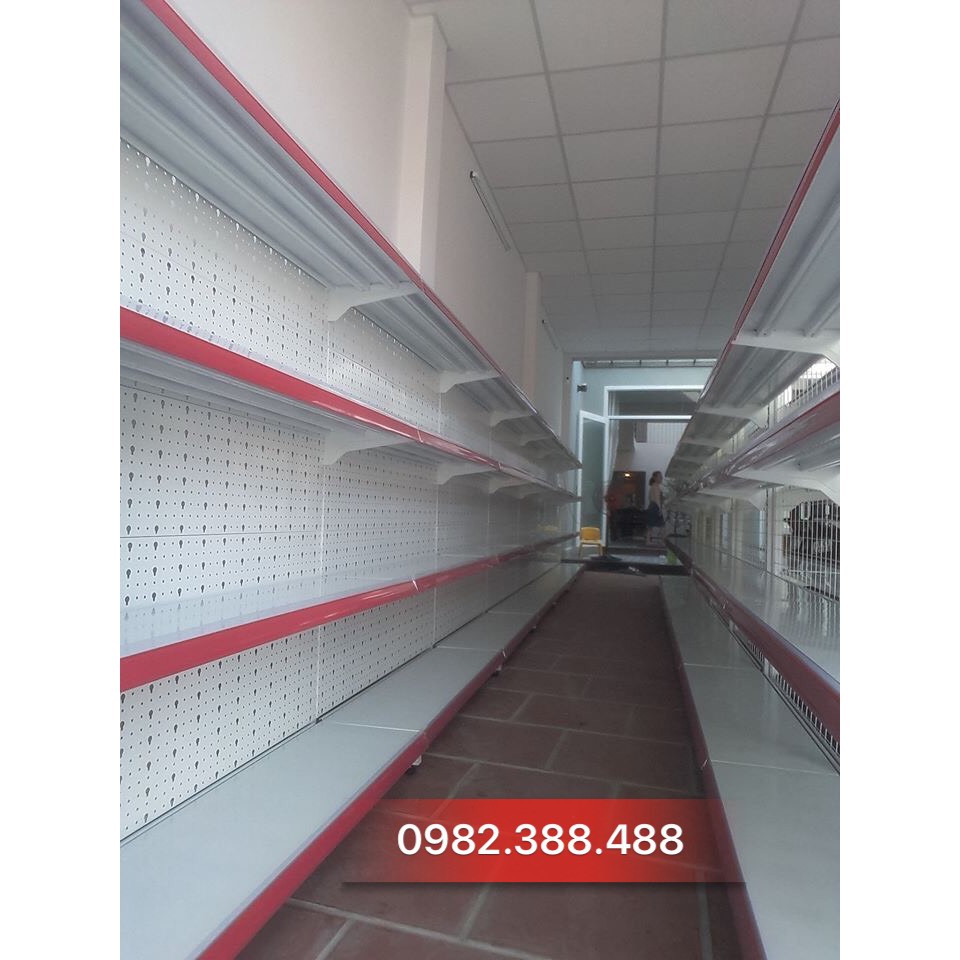 Kệ để đồ gia dụng lưng tôn đục lỗ