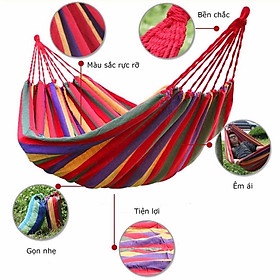 ⛔GIADUNGHOANGMAI⛔ Võng du lịch (LOẠI 7 MÀU)