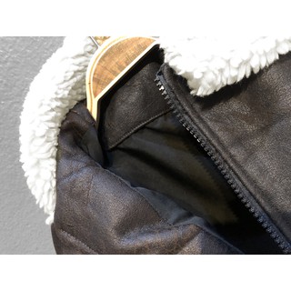Áo da bomber thật phi công hàng đẹp loại 1 (da xước)