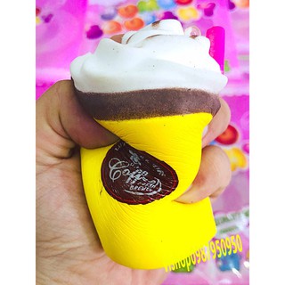 Squishy ly kem trà sữa