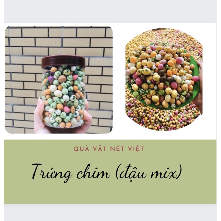 Trứng chim đậu mix