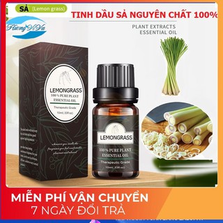 Tinh dầu sả chanh nguyên chất, tinh dầu thơm phòng,giúp đuổi muỗi dùng cho đèn và máy xông tinh dầu dung tích 10ml