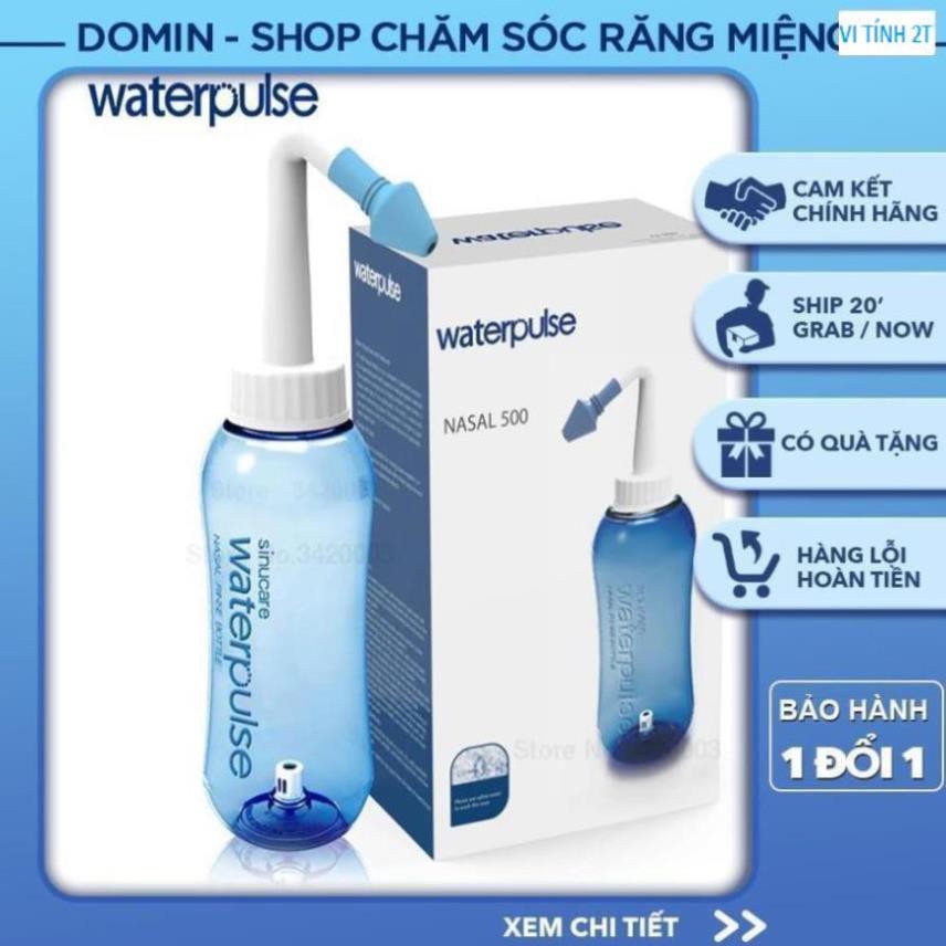 Bình rửa mũi Waterpulse vệ sinh viêm mũi viêm xoang [Chính Hãng ]