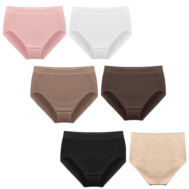 Quần lót CUTEBYTE lưng cao định hình cơ thể plus size M-3Xl thời trang cho nữ